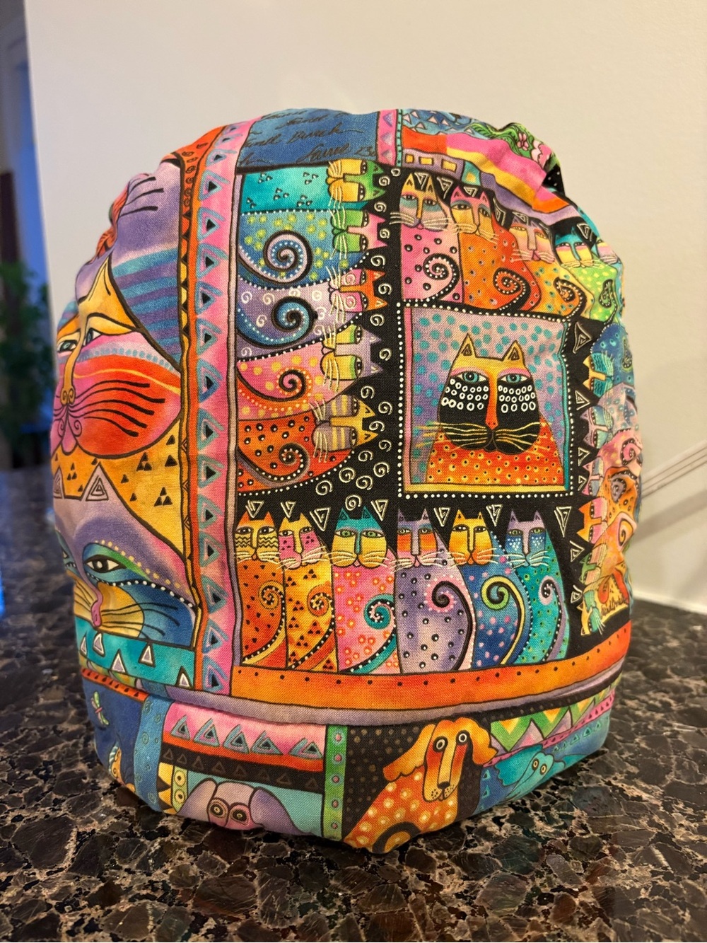 Laurel Burch cats tea cozy Y2K 90s decor